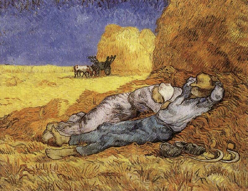 Vincent Van Gogh The Siesta China oil painting art